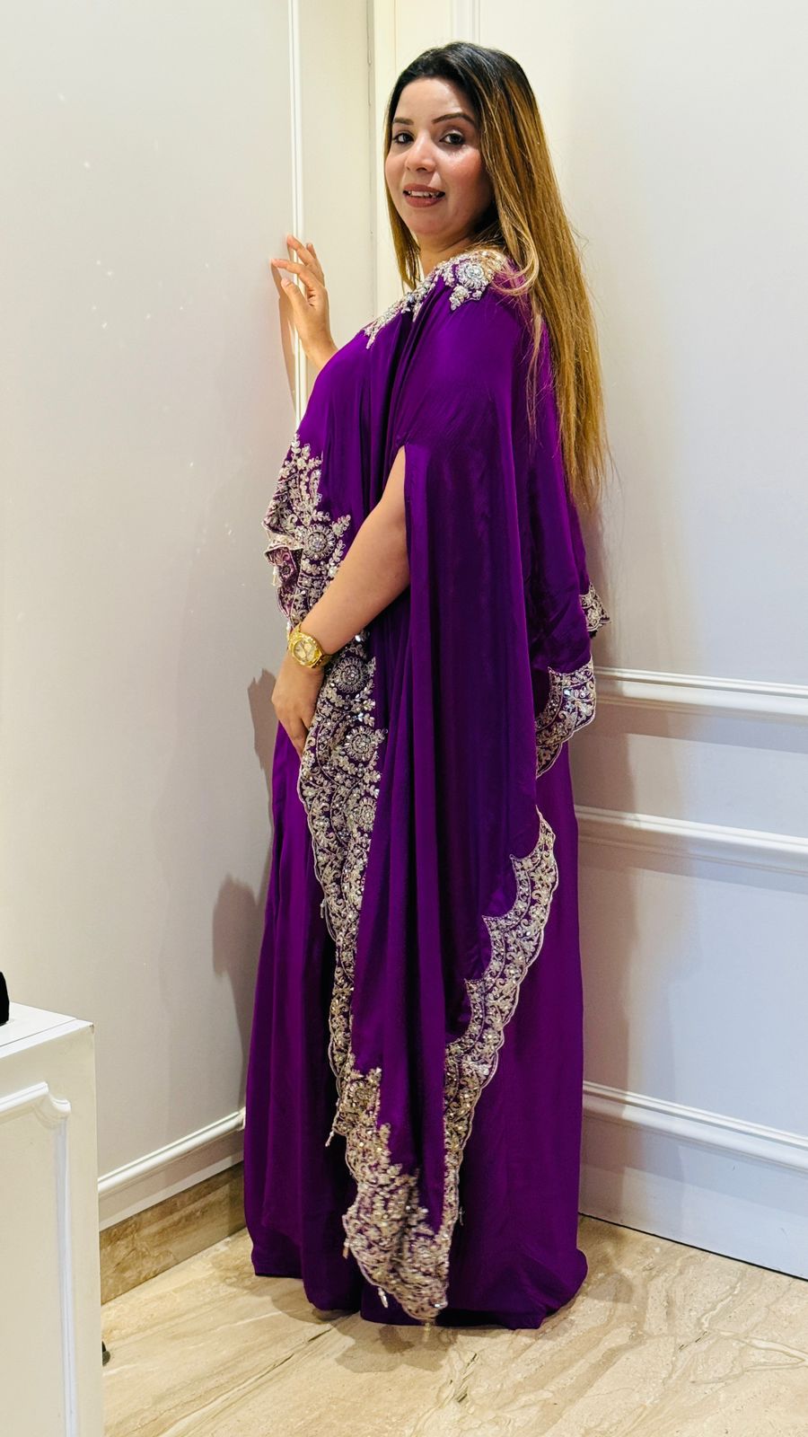 Eira Kaftan Set- Red, Purple, Yellow, Orange